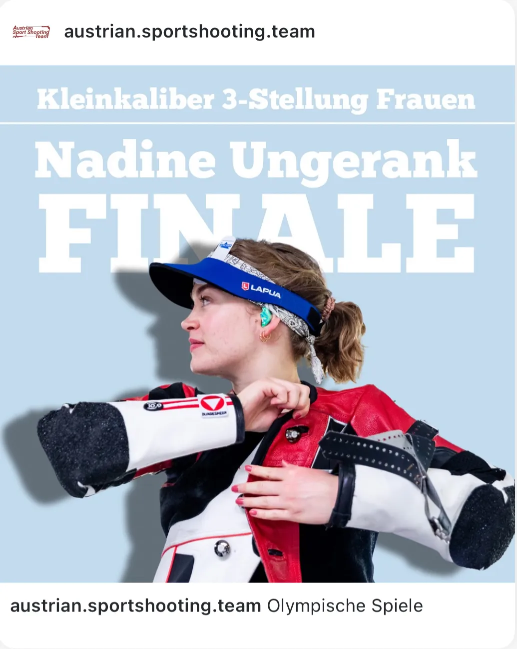 Instagram Post: Final Nadine Olympia 2024