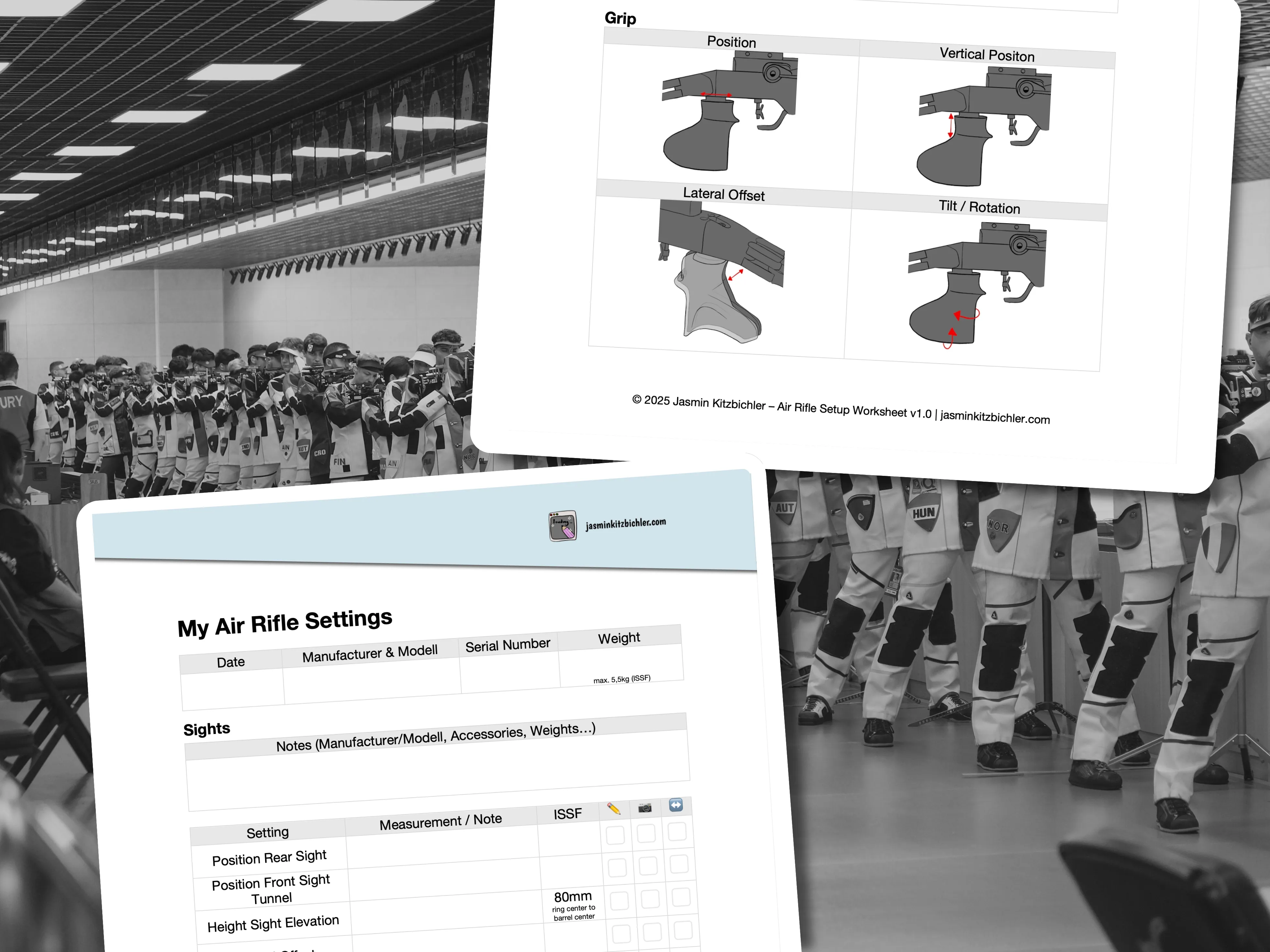 Photo of the worksheet